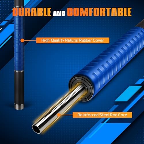 Muscle Roller Stick,17" Massage Roller for Muscle Deep Tissue Massage Blue - Image 6