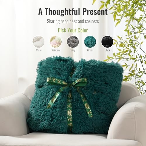 Uttermara Shaggy Weighted Blanket for Adults Queen Size, 15lbs 60"x80" - Image 5