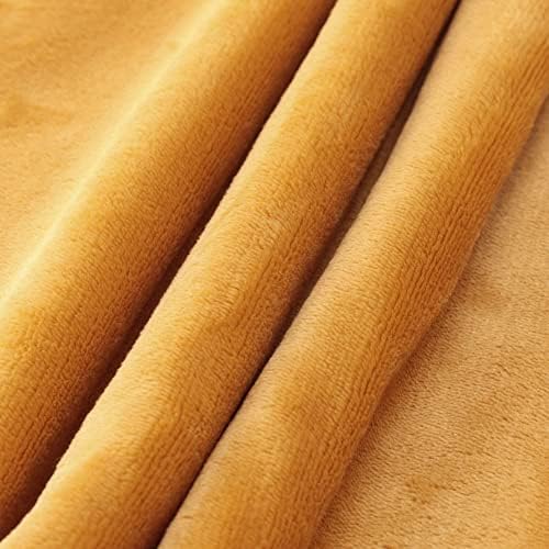 NANPIPER Baby Sherpa Blanket,Warm Toddler Throw Blanket,Soft Newborn Fleece Blanket for Winter(Ginger Yellow,30x40 inches) - Image 4