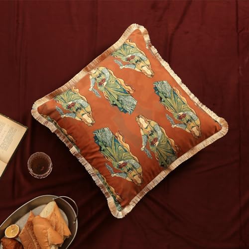 patdrea Designer Velvet Throw Pillow Cover,Set of 2,18"x18"-OldlegendC - Image 2