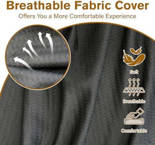 Massage Bed Topper 73x29x2 Inch Lash Bed Foam Topper with Removable Cover and Elastic Bands Non-Slip Massage Table Pad for Spa Lash Extensions Salon, Black - Image 6