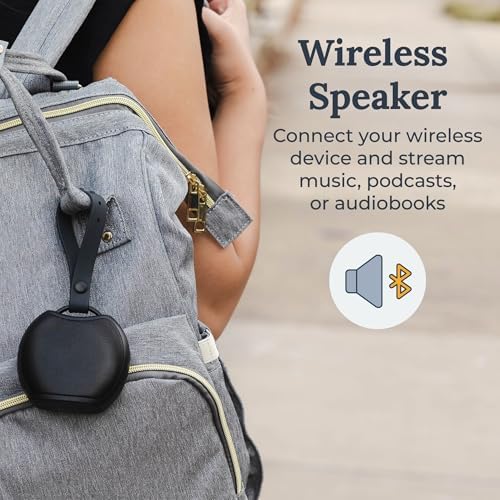Yogasleep Rohm+ Travel White Noise Sound Machine (Black), Bluetooth Wireless Speaker & Charging, 20 Soothing Natural Sounds, Noise Canceling for Sleep Aid, Office Privacy & Meditation, Compact Size - Image 5