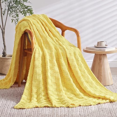 Knitted Weighted Blanket for Adult, No Beads Heavy Blanket 36"x48" 3lbs - Image 2