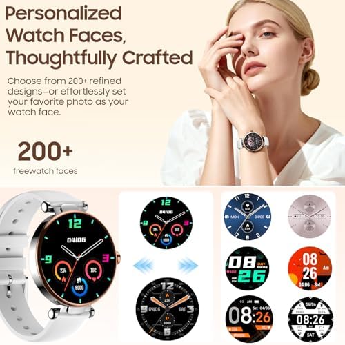 TOZO S8 AMOLED Smart Watch for Women Men, 3ATM Waterproof Fitness Tracker - Image 3