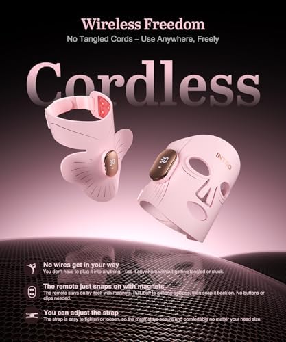 Red Light Therapy Mask for Face & Neck, 850nm NIR & 660nm Red LED, 4 Modes - Image 4