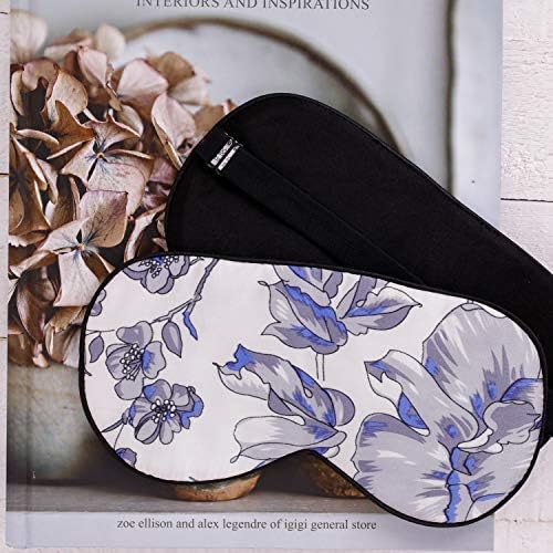 Maxfeel 100% Pure Silk Eye Mask - Sleep Eye Cover in Printed Colors (#11) - Image 6
