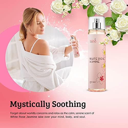 Home Spa Gift Deep Moisturizing Fragrance Body Lotion (White Rose Jasmine) - Image 5
