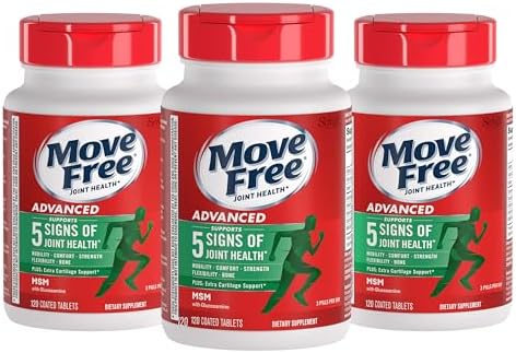 Move Free Advanced Joint Support, Glucosamine, Chondroitin + MSM - 3x120 ct by MoveFree