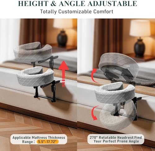 Massage Headrest for Bed, Face Down Massage Pillow & Face Cradle - Image 4