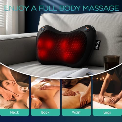 VOYOR-Health Neck and Back Massager with Heat for Shoulder, Lower Back, Leg - Image 3