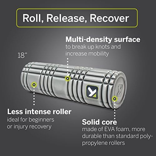 TriggerPoint CORE Foam Massage Roller with Softer Compression for Exercise, Deep Tissue and Muscle Recovery - Relieves Muscle Pain & Tightness, Improves Mobility & Circulation (12'', 18'', 36'') - Image 3