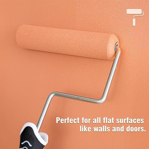 Mister Rui Foam Paint Roller, 36 Pack, 6 Inch High Density Foam Paint Roller Covers, Sponge Paint Rollers, Mini Rollers, Small Paint Rollers for Painting Walls, Cabinets, Doors - Image 3