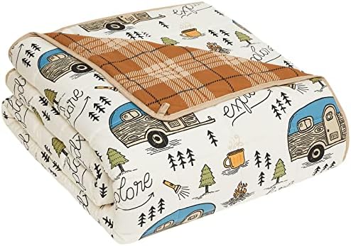 CuteKing Weighted Blanket for Adults (20lbs, 60"x80", Camping) Heavy Blanket for 180-190lbs, Weighted Blanket for Cooling & Heating with Premium Glass Beads, Thick Blanket for Adult All-Season by CuteKing