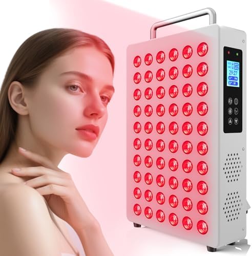Red Light Therapy Panel, 660nm & 850nm, for face & Body, White by TroupePal