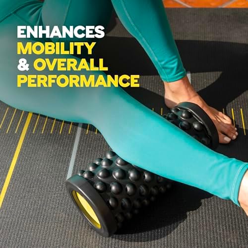 TRX Training Rev Myofascial Release Roller, Travel Massage Roller for Muscles, 14-Inch Round Foam Roller for Stretching and Post-Workout Recovery - Image 4
