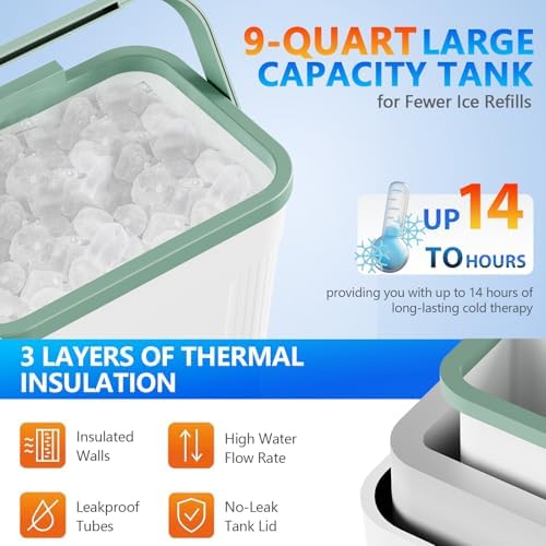 Programmable Timer Ice Machine for Knee After Surgery w/Quiet Pump - Image 2