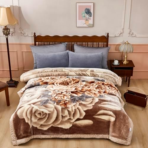 LGYKUMEG 6.6Lb Korean Mink Blanket Full Size 71×87 inch,2 Ply Mink Blanket for Sofas and Beds on Cold Nights (180×220cm3kg). by LGYKUMEG