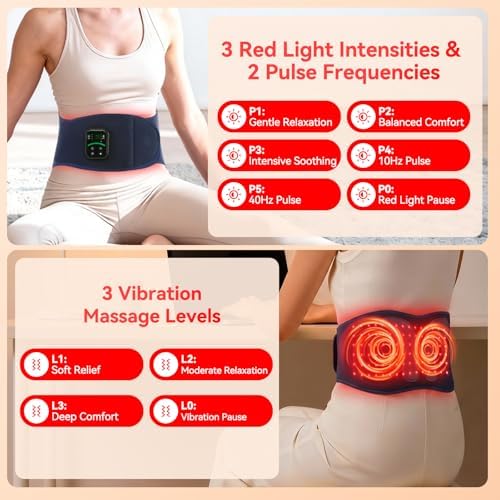 Red Light Therapy Belt for Body, Cordless Portable Infrared Waist Wrap - Image 3
