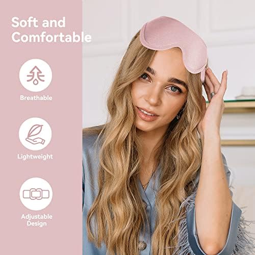 Sleep Mask for Lash Extensions, 3D Memory Foam (Pink, 1pcs) - Image 5