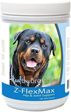 Healthy Breeds Rottweiler Z-Flex Max Dog Hip and Joint Support 180 Count by HealthyBreeds