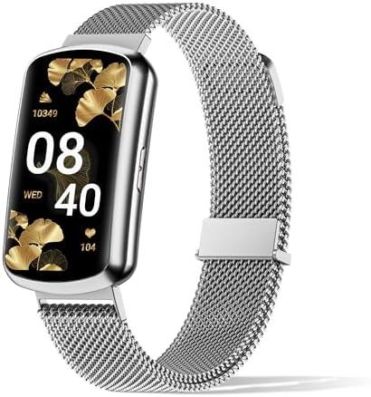 Health Fitness Tracker, Smart Watch with 24/7 Heart Rate, Activity Tracker with Blood Pressure and Blood Oxygen Monitor, 120 Sport Mode Waterproof Sleep Tracker for Women Men by JYUAJOI
