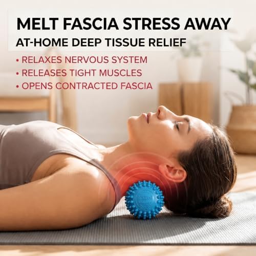 Dr. Cohen's acuball Heatable Deep Tissue Massage Ball - acuBall Trigger Point Massage Therapy for Myofascial and Stress Release and Exercise - Effective Back Massager Ball for Targeted Pain Relief - Image 2