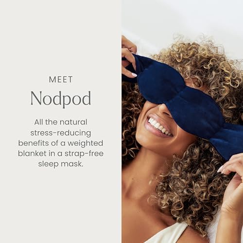 nodpod Patented Gentle Pressure Sleep Mask, Weighted Eye Mask - Image 2