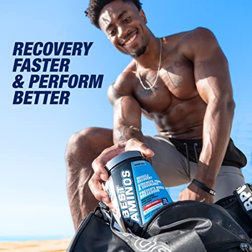 BPI Sports Best Aminos - BCAA Powder Post Workout & Glutamine Recovery Drink with Branched Chain Amino Acids for Hydration & Recovery, for Men & Women - Fruit Punch - 25 Servings (Pack of 5) - Image 7