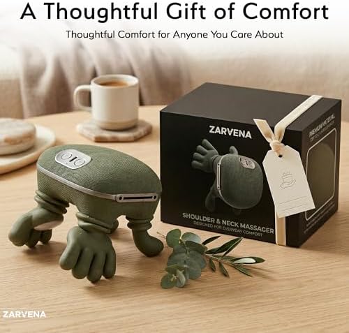 Neck Massager with Heat, Deep Kneading for Neck and Upper Shoulder Relief, Firm Shiatsu Pressure, 3 Modes, Cordless with Adjustable Strap - Image 7