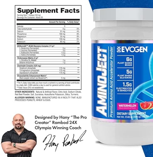 Evogen AminoJect Recovery Formula | Watermelon | 30 Servings - Image 3