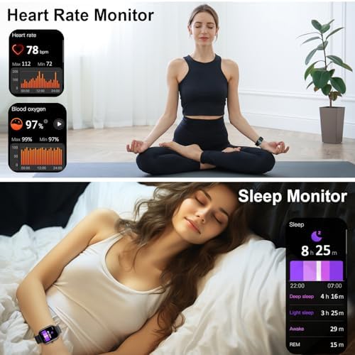 Smart Watch for Women Men(Answer/Make Call), 2026 New 1.91" HD SmartWatch, Fitness Watch with 120+ Sport Modes, IP68 Waterproof, Pedometer, Heart Rate/Sleep Monitor, Activity Tracker for Android iOS - Image 5