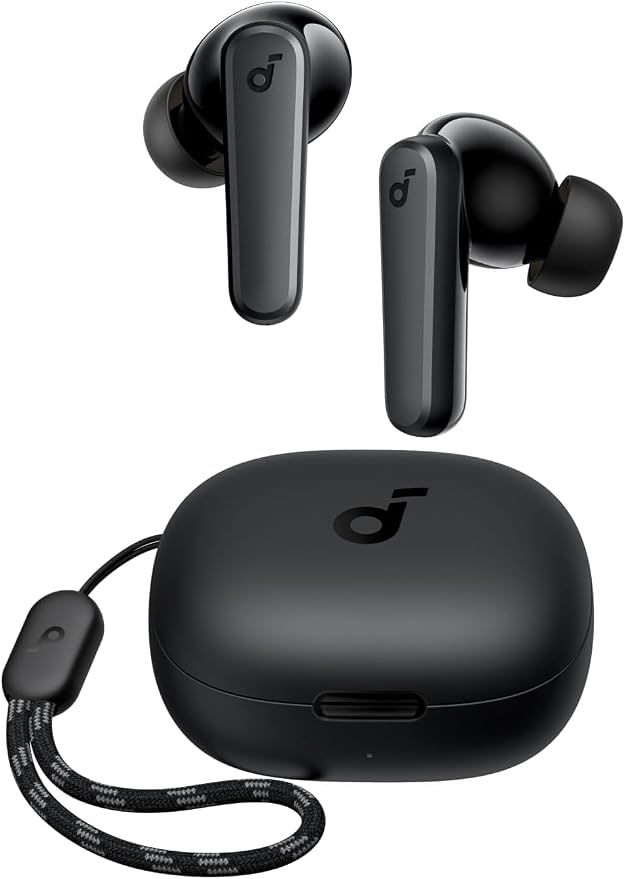 Soundcore by Anker P20i True Wireless Earbuds, with Big Bass, 30H Playtime | Bluetooth 5.3, Water-Resistant, 2 Mics for AI Clear Calls, 22 Preset EQs, Customization via App by Unknown