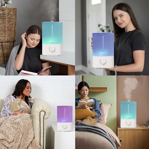 BlueHills Premium 5000 ML XL Essential Oil Diffuser Humidifier Large White - Image 3