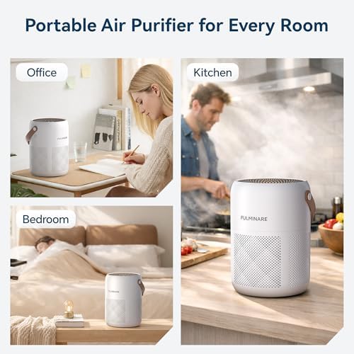 FULMINARE Air Purifiers for Home Bedroom Up to 680 Ft² （White) - Image 6
