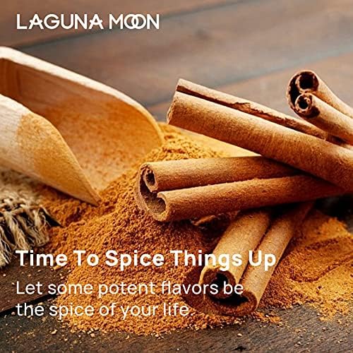 Lagunamoon Fall Essential Oils Set - Spice Fragrance Oils Autumn Gift Set for Diffusers, Home Care, Candle Making Scents, Aromatherapy - Cinnamon, Clove, Citronella, Ginger and Spiced Berries (10mL) - Image 3