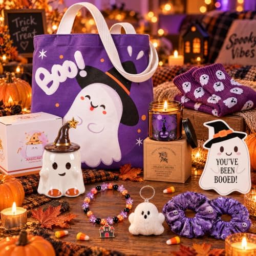9 Pcs Boo Basket Stuffers for Women, Halloween Spooky Gifts, Witch - Image 5