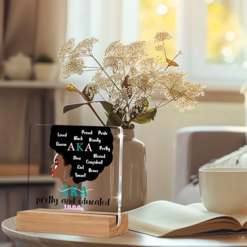 Aka Sorority Gifts for Women, Aka Paraphernalia Acrylic Plaque Gift - Image 5