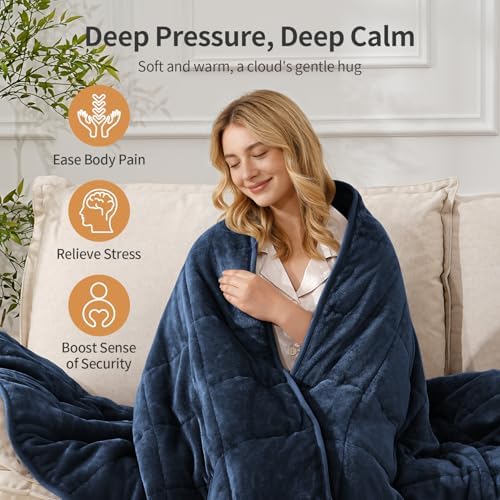 Uttermara Weighted Blankets for Adults Queen Size, 12lbs 60x80 inches - Image 4