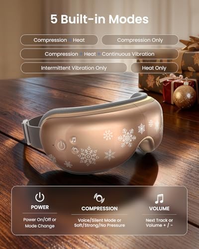 RENPHO Eyeris 1 Eye Massager with Heat, Heated Massage Eye Mask - Image 5