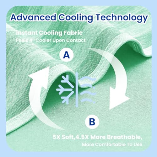 GOHERO Cooling Blanket for Hot Sleepers Cold Summer Blanket Throw 60"x90" - Image 5