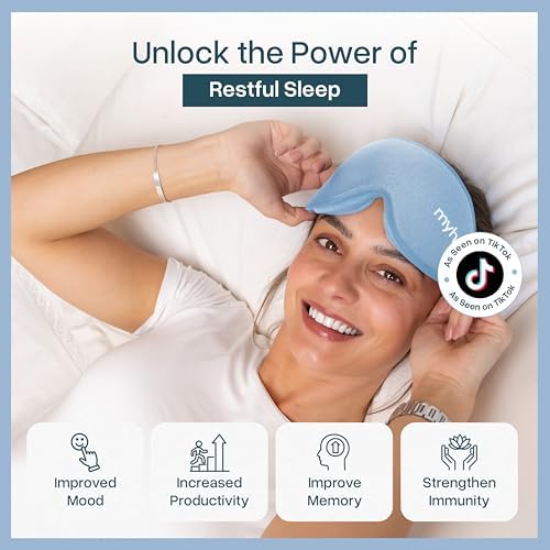 MyHalos® Sleep Mask for Men and Women, 3D Blackout Eye Masks for Sleep - Image 2
