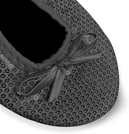 Stylish Foldable Ballet Flats for Women Portable Roll Up Travel Shoes for Wedding Bridesmaid Includes Carrying Pouch - Image 6