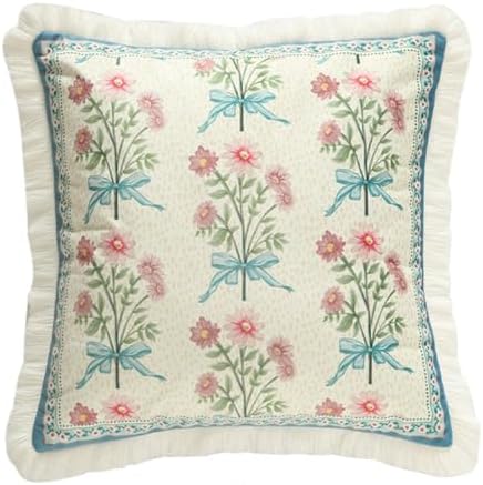patdrea Designer French Velvet Throw Pillow Cover,18"x18"-MontebourgA by patdrea