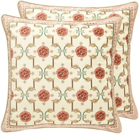 patdrea Vintage Velvet Throw Pillow Cover,Set of 2,18"x18"-Kulom B by patdrea