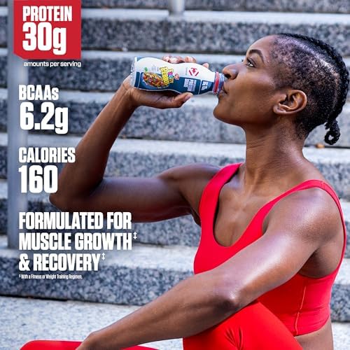 Bundle of Dymatize Performance Protein Shake, Fruity Pebbles (12 pack) + ISO100 Whey Protein Powder Isolate, Gourmet Vanilla (20 Servings) - Image 4