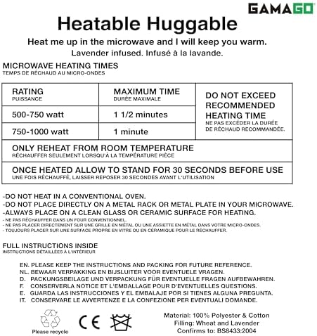 GAMAGO Eco-Friendly Heatable Huggable Avocado 11 Inch - Microwave Heating Pad Plush, Freezable Stuffed Animal, Lavender Gift for Kids and Adults - Image 6