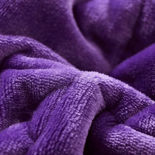 MOTRIP Soft Weighted Blanket, Purple, 60 * 80, 15LBS - Image 4