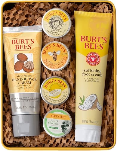 Burt's Bees Classics Gift Set, 6 Products in Giftable Tin by BurtsBees