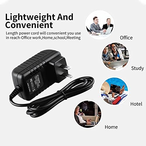 12V Adapter for CuPiLo CPL-5551R CPL5551R Shiatsu Foot Massager with Heat DC12.0V Replacement Power Supply Charger Cable Cord - Image 3