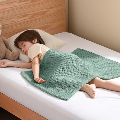 Guohaoi Knitted Weighted Blanket for Adults, 20"x30" 2lbs Full/Queen Size by GuohuoiHomeKitchen
